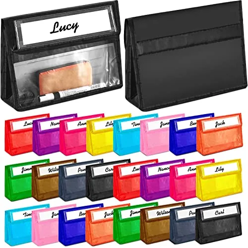 Magnetic Storage Pockets Whiteboard Case, pack of 24