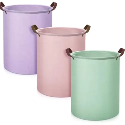 Large Laundry Hamper Collapsible Organizer, 20 x 16 in, pack of 3