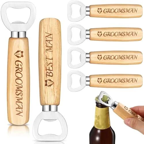 Groomsman Bottle Opener, pack of 6