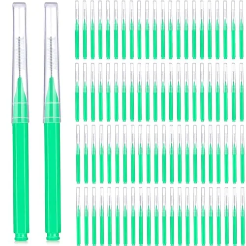 Braces Dental Brushes, pack of 100, green