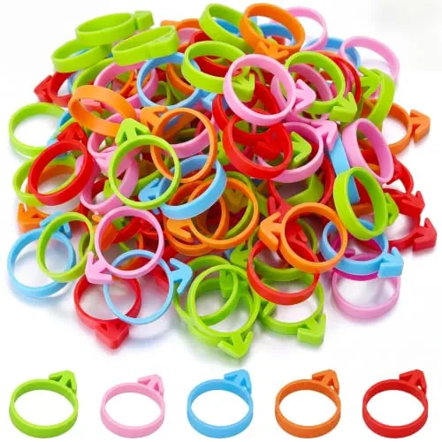 Icing Bag Ties Silicone Piping, pack of 120, pink