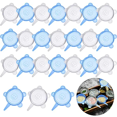 Silicone Stretch Food Covers, pack of 24
