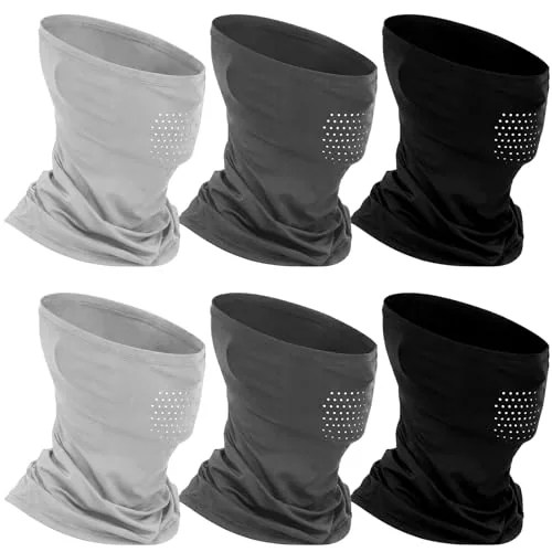 Breathable Cooling Neck Gaiter Summer, pack of 6