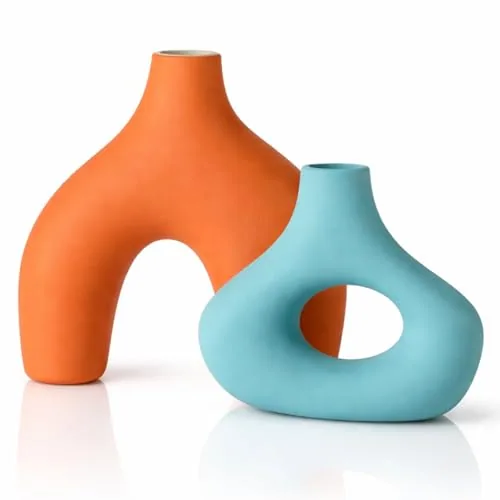 Mid Century Modern Home Donut, orange