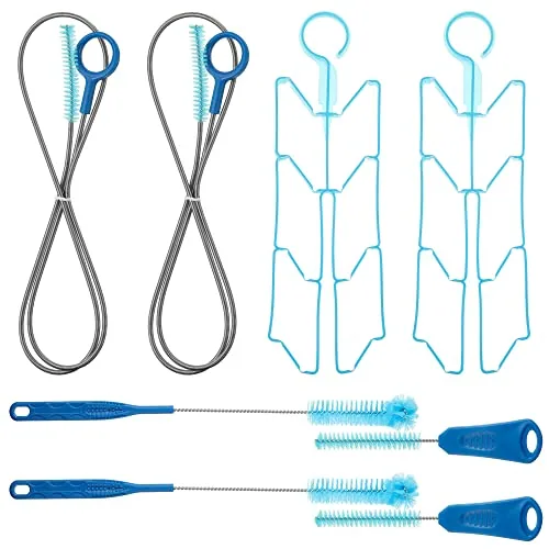 Reservoirs Hydration Bladder Cleaning Kit, 8 in, pack of 2 sets, blue
