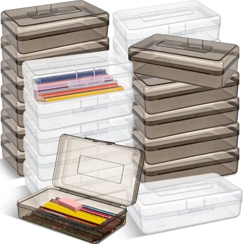 Clear Pencil Box, clear