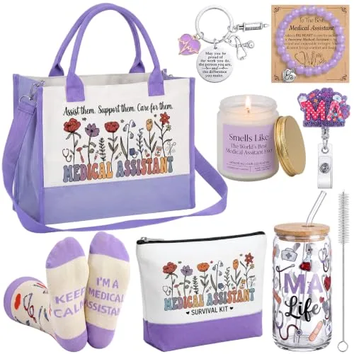 Medical Assistant Ma Week, pack of 9, purple