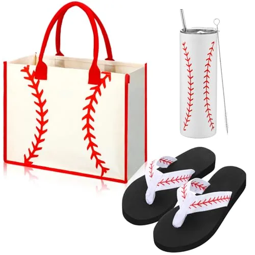 Baseball Included Tote Bag Sublimation, pack of 3 sets