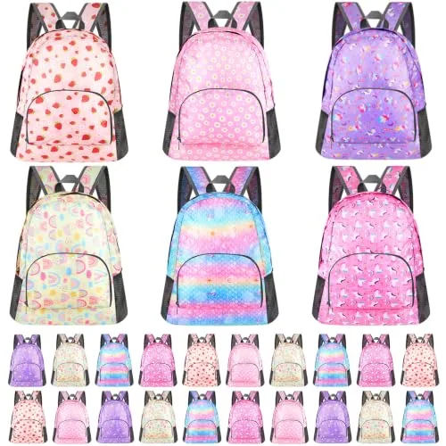 Backpacks School Colorful Bookbags, 17 in, pack of 48