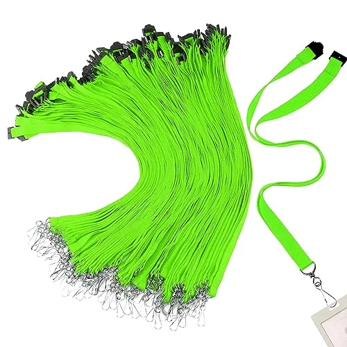 Breakaway Lanyards Hook, pack of 240, green