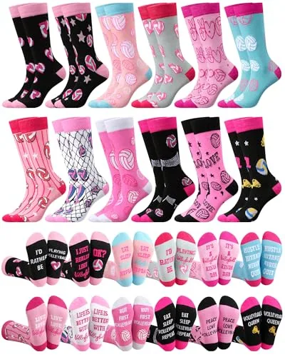 Novelty Volleyball Sock, 12 pairs