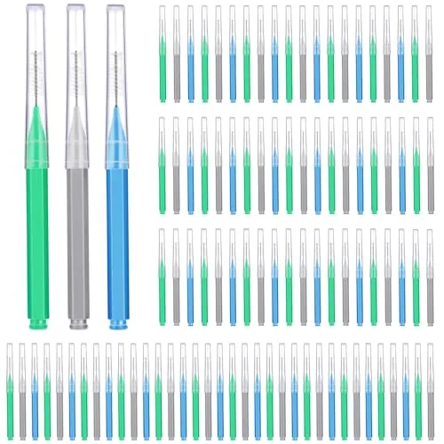 Braces Dental Brushes, pack of 100, blue