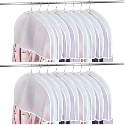 Gusseted Shoulder Covers Clothes Translucent, pack of 16