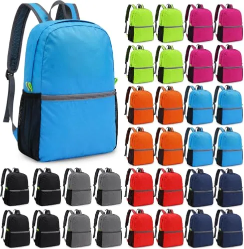 Backpacks School Flat Pouch Bookbags, 17 in, pack of 48