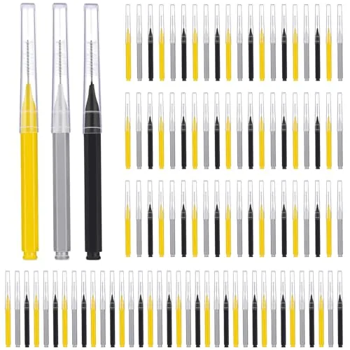 Braces Dental Brushes, pack of 100, black