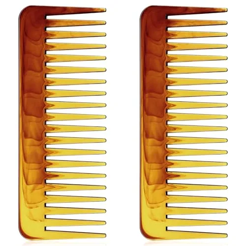 Wide Tooth Comb, 6.1 in, pack of 2