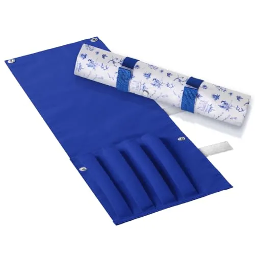 Mahjong Rack Storage Bag, 20 in, blue