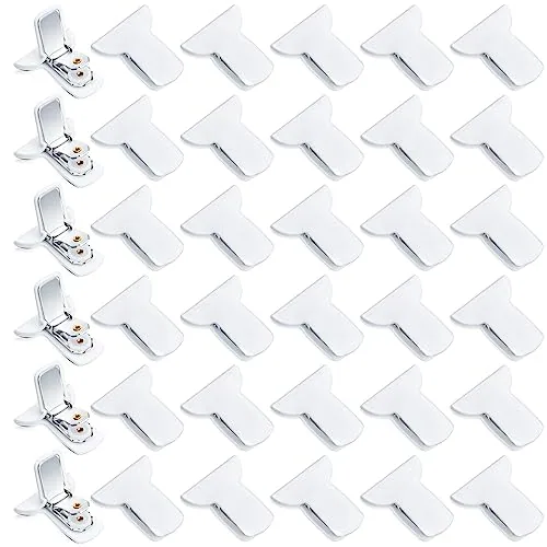 Padded Comforter Clips White Duvet, pack of 36, white