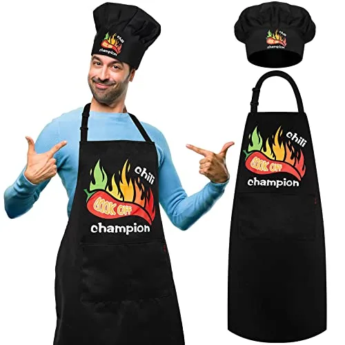 Chili Cook Off Apron Waterproof, black