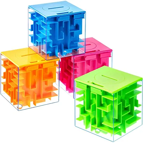 Christmas Money Puzzle Box Cash, pack of 4
