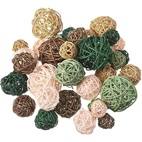 Wicker Ball Orbs