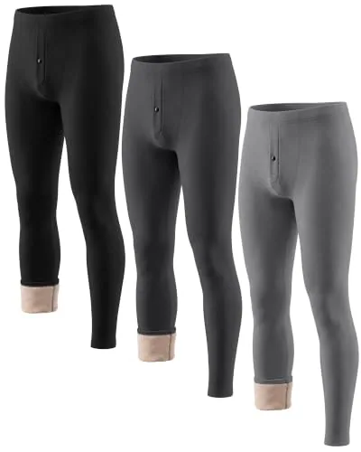 Thermal Underwear Bottom Xl, pack of 3