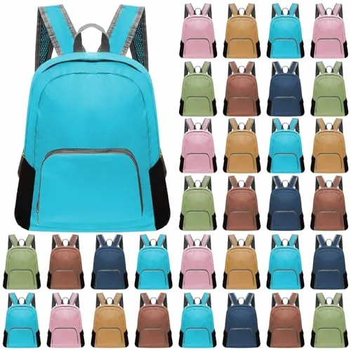 Backpacks School Colorful Bookbags, 17 in, pack of 24