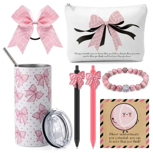 Volleyball Pink Stuff, pack of 7, pink