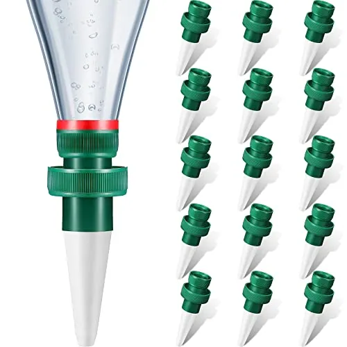 Terracotta Plant Watering Spikes Self, pack of 15, white