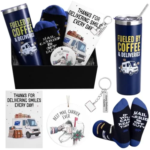 Mailman Appreciation Tumbler Postal Worker, 20 oz, pack of 6