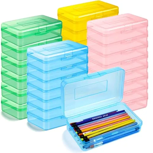 Clear Pencil Box, clear