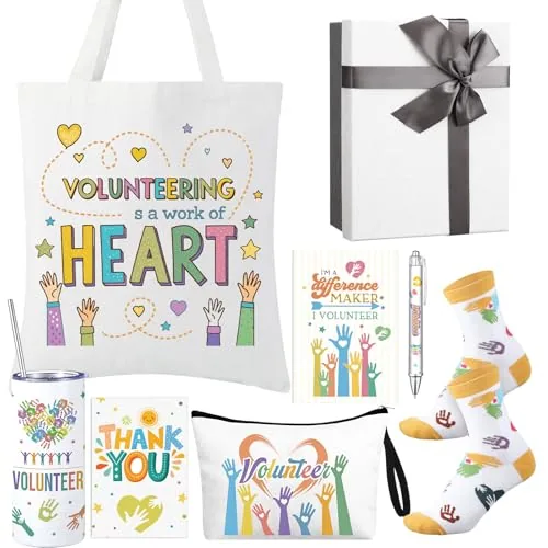 Volunteer Appreciation Thank You Stainless, 16 oz, pack of 8