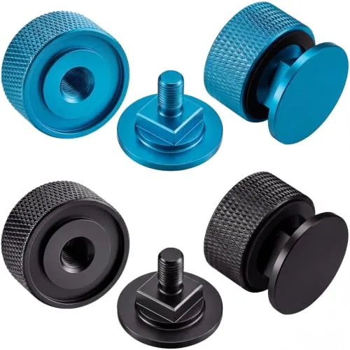 Welding Hood Pipeliner Helmet Fasteners, 2 pairs, black