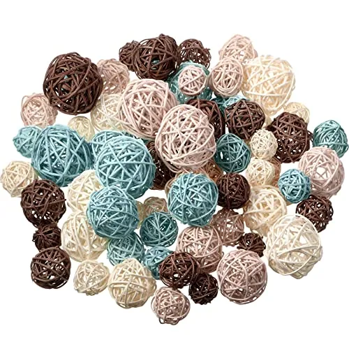 Wicker Rattan Balls, pack of 72