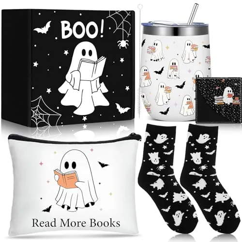 Halloween Boo Basket Book Lovers, pack of 5