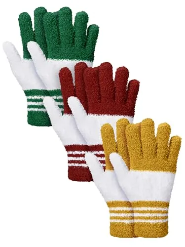 Microfiber Dusting Gloves Plants Leaf, 3 pairs