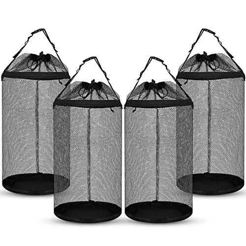 Boat Trash Bags Large Hoop, pack of 4, black