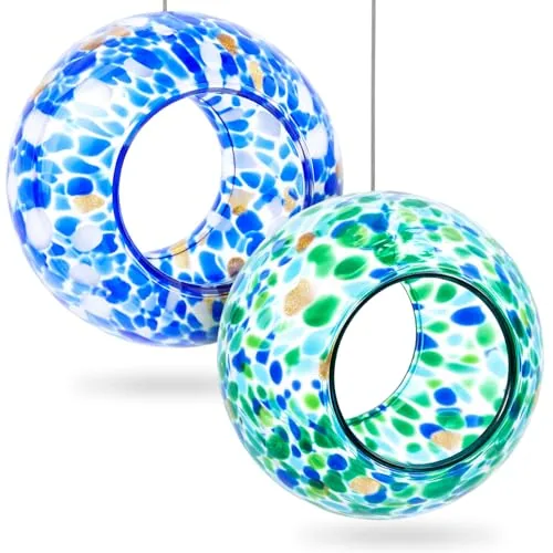 Fly Through Bird Feeders Mosaic, pack of 2