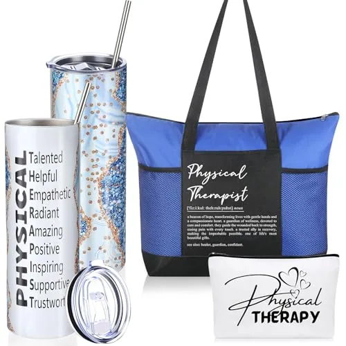 Physical Therapist Appreciation Stainless Steel, 20 oz, pack of 3, blue