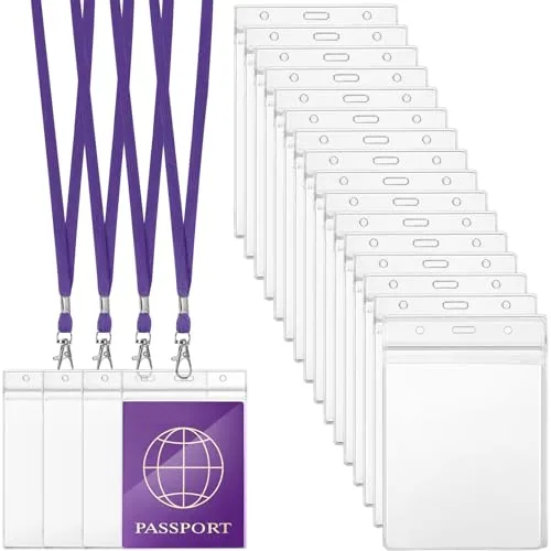 Clear Passport Holder, pack of 50, clear