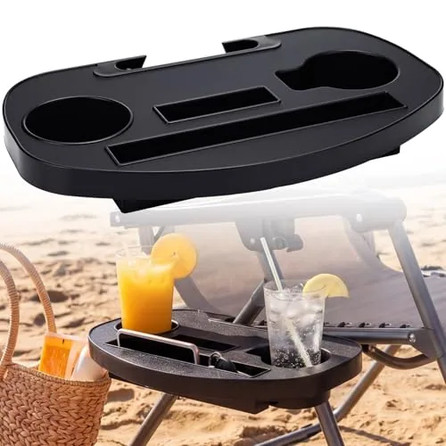 Beach Chair Cup Holder Camping, 9.5 x 15 in