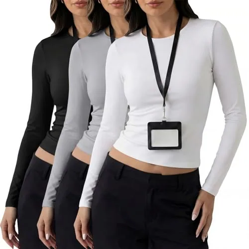 Long Sleeve Underscrubs Crew Neck, pack of 3