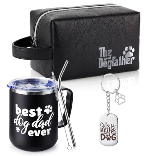 Christmas Dog Dad Mug Makeup, 17oz, pack of 3