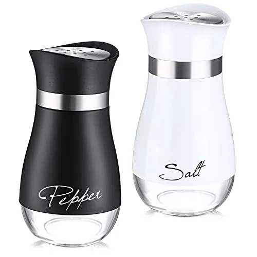 Salt Pepper Shakers, 4 oz, pack of 2