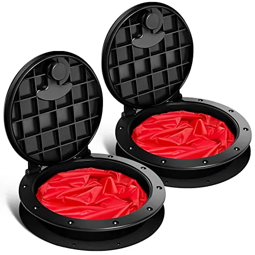 Black Deck Plate Kit Hatch, pack of 2, black