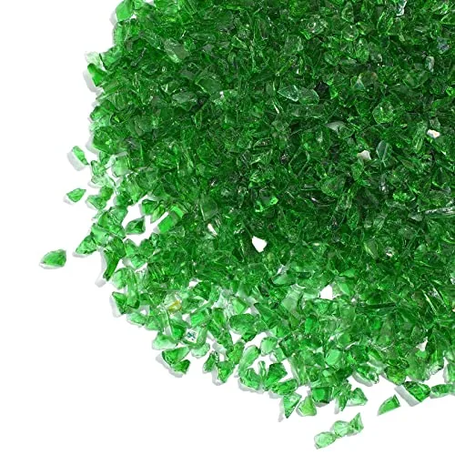 Crushed Glass Crafts Glitter Resin, green