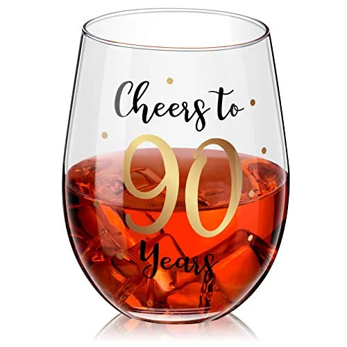 Th Stemless Wine Glass Birthday