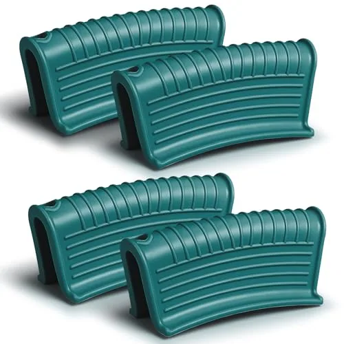 Silicone Pot Handle Holders Heat, pack of 4, green