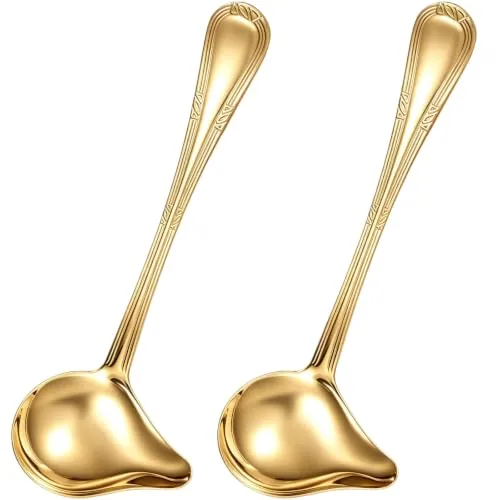 Small Ladle Gravy Spoon Drizzle, 1 oz, pack of 2