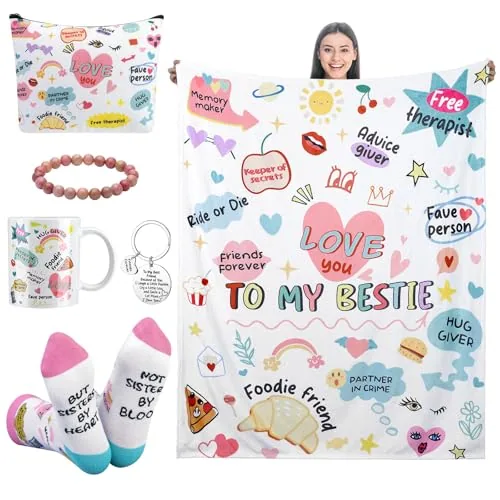 Friend Birthday Unique Galentine Friendship, pack of 6 sets